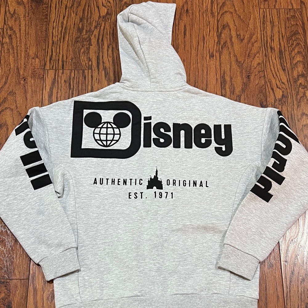 Disney World Authentic Gray Hoodie for Men